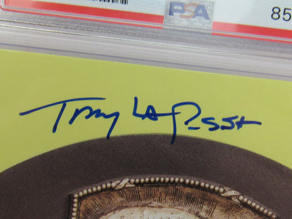 Tony La Russa Signed Auto Autograph HOF Plaque Baseball Card Encapsulated PSA/DNA