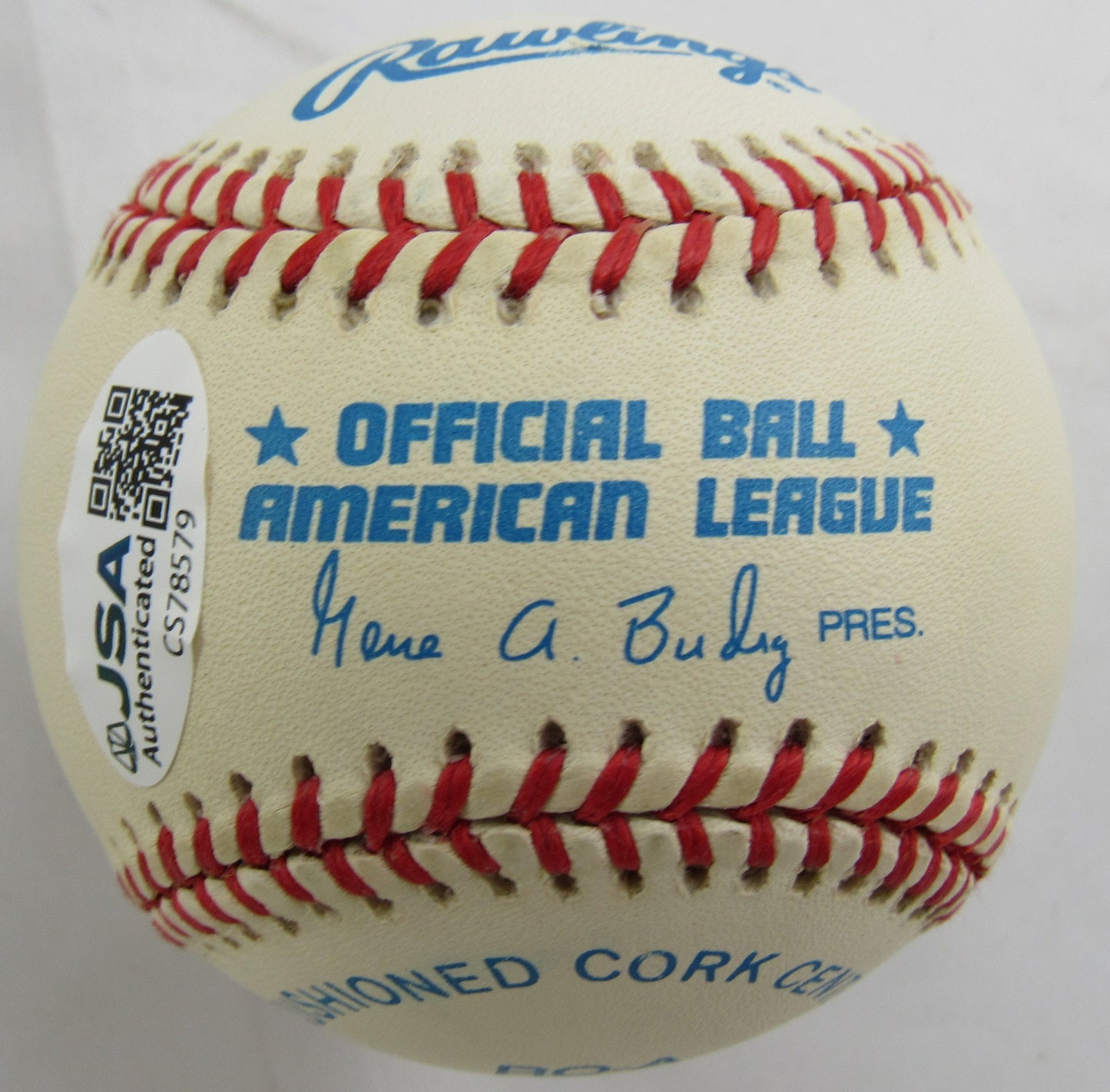 Don Larsen Signed Rawlings Baseball JSA CS78579