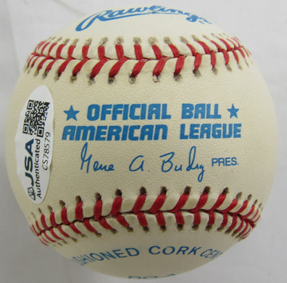 Don Larsen Signed Rawlings Baseball JSA CS78579