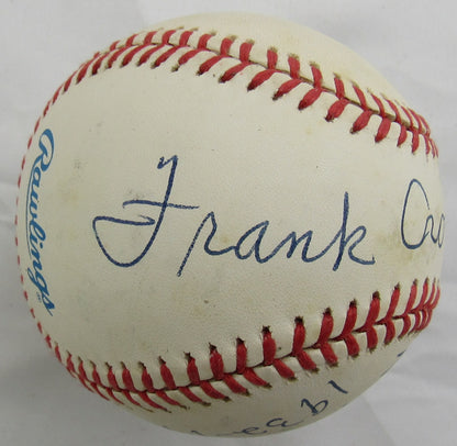 Frank Crosetti Signed Auto Rawlings Baseball JSA CM07261 w/Inscription