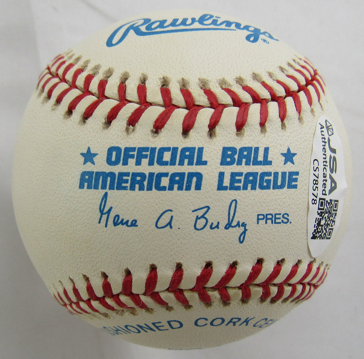 Don Larsen Signed Rawlings Baseball JSA CS78578