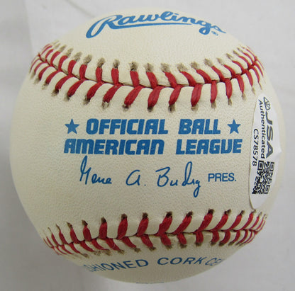 Don Larsen Signed Rawlings Baseball JSA CS78578