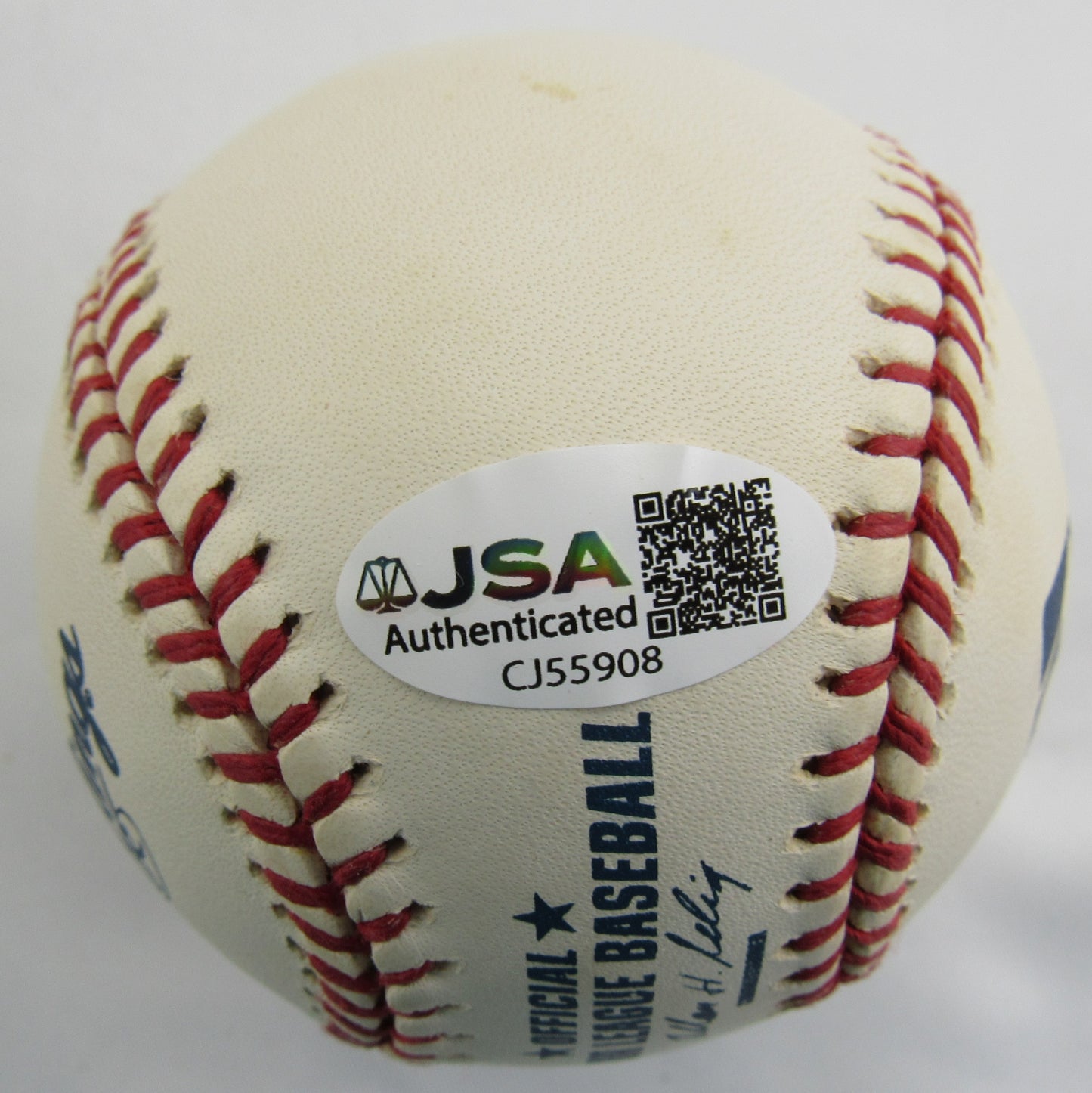 Whitey Ford Signed Auto Rawlings Baseball JSA CJ55908