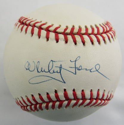 Whitey Ford Signed Auto Rawlings Baseball JSA CJ55909