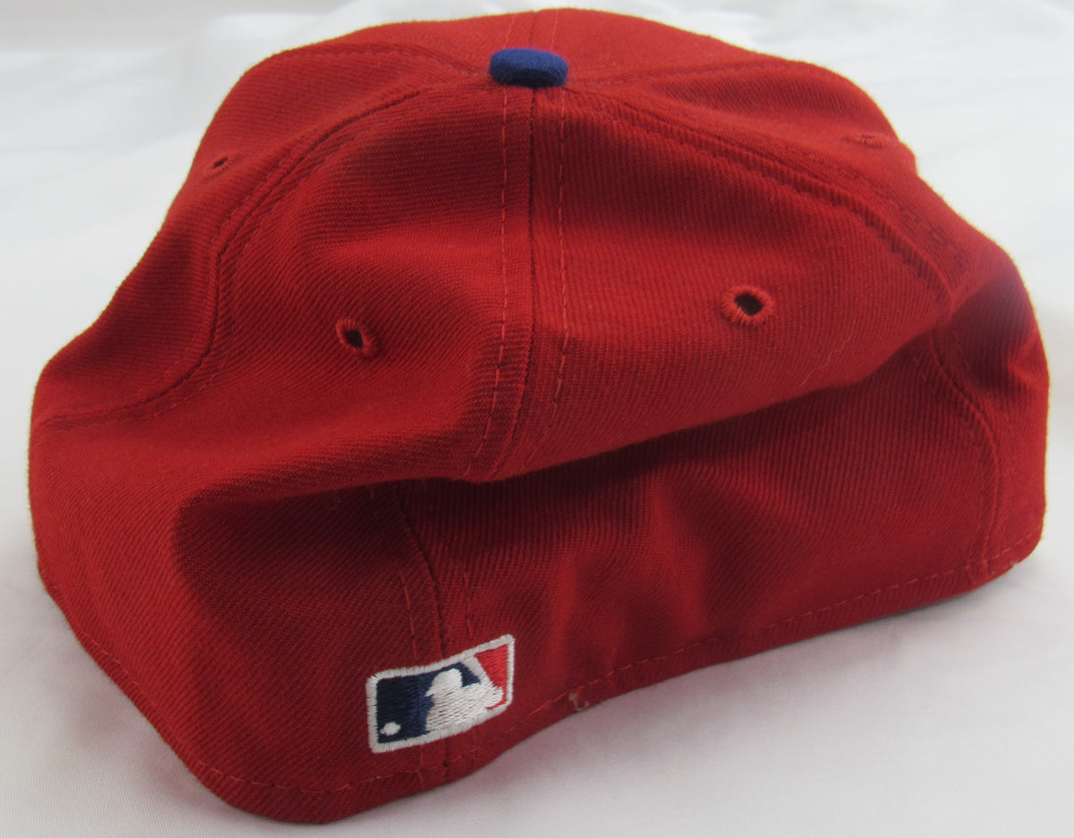 Mike Schmidt Signed Auto Phillies Baseball Hat Fleer Hologram