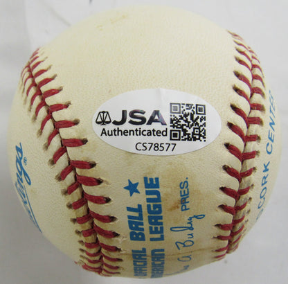 Don Larsen Signed Rawlings Baseball JSA CS78577