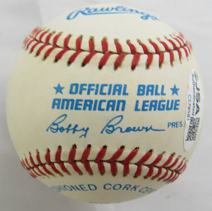 Don Larsen Signed Rawlings Baseball JSA CS78581