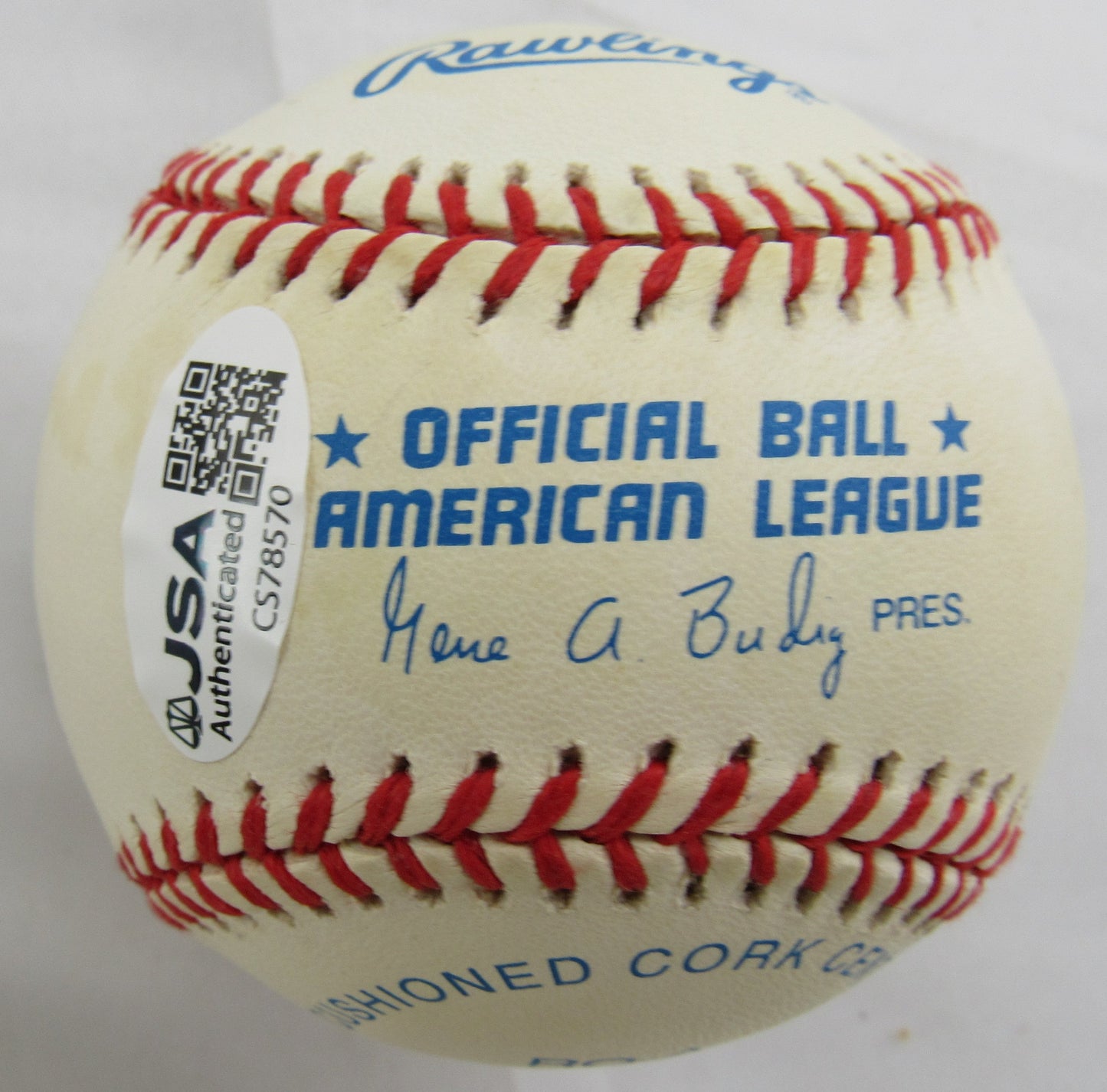 Don Larsen Signed Rawlings Baseball JSA CS78570