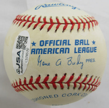 Don Larsen Signed Rawlings Baseball JSA CS78570