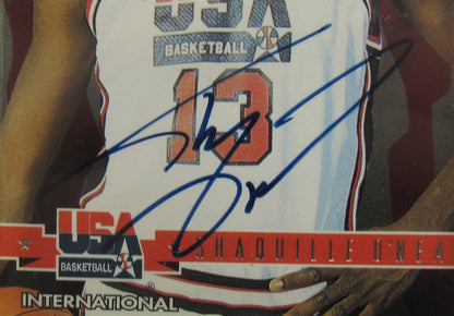 Shaquille O'Neal Signed Encapsulated NBA Hoops Basketball Card 588/1994