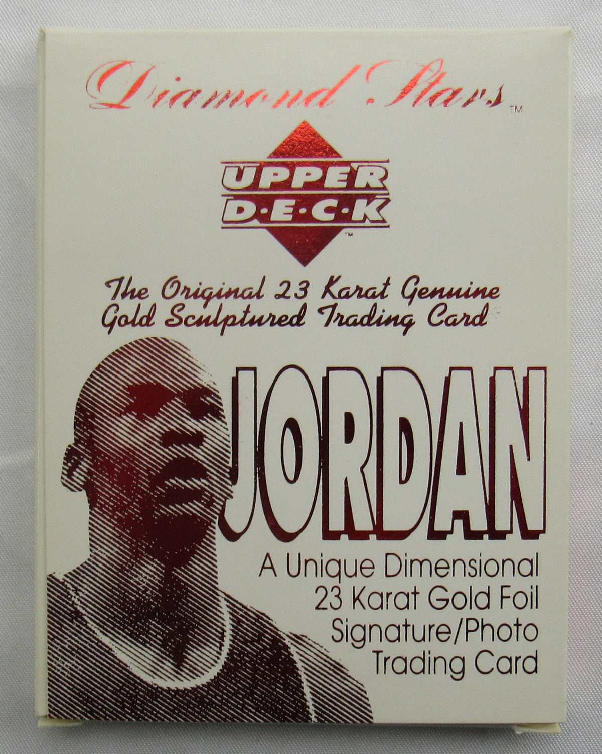 Michael Jordan 1996 Upper Deck DIAMOND STARS 23kt GOLD Foil Signature COA #’d