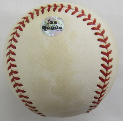Barry Bonds Signed Auto Baseball w/ Bonds Hologram