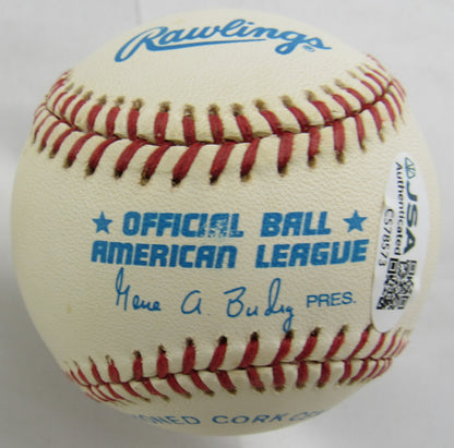 Don Larsen Signed Rawlings Baseball JSA CS78573