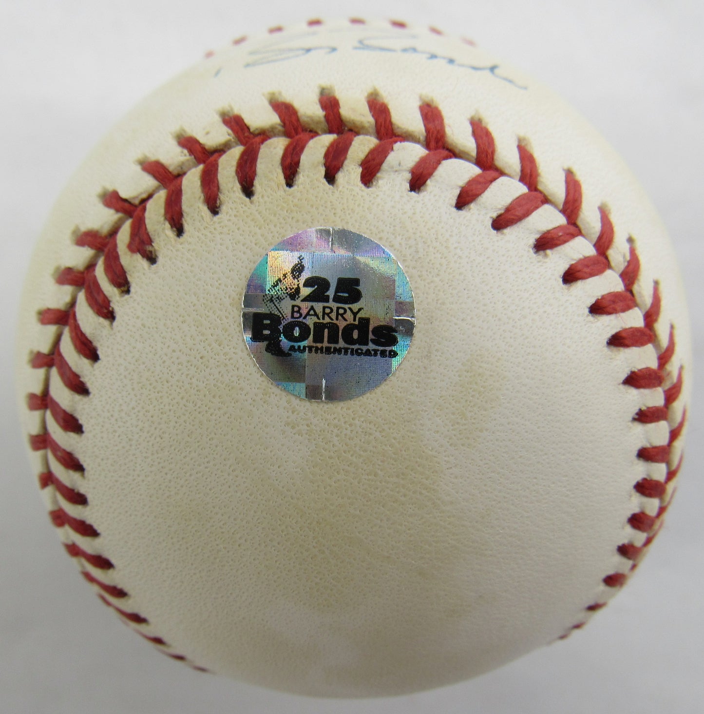 Barry Bonds Signed Auto Baseball w/ Bonds Hologram