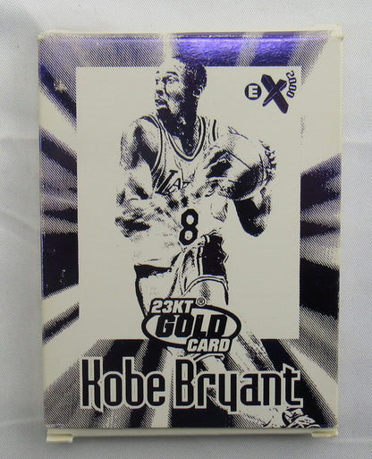 1998 Skybox EX2000 Kobe Bryant 23KT Karat Gold Basketball Texture Card II