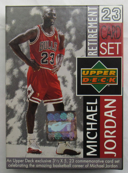 1999 Upper Deck Michael Jordan Retirement CARD SET (23 Cards) - Factory Sealed