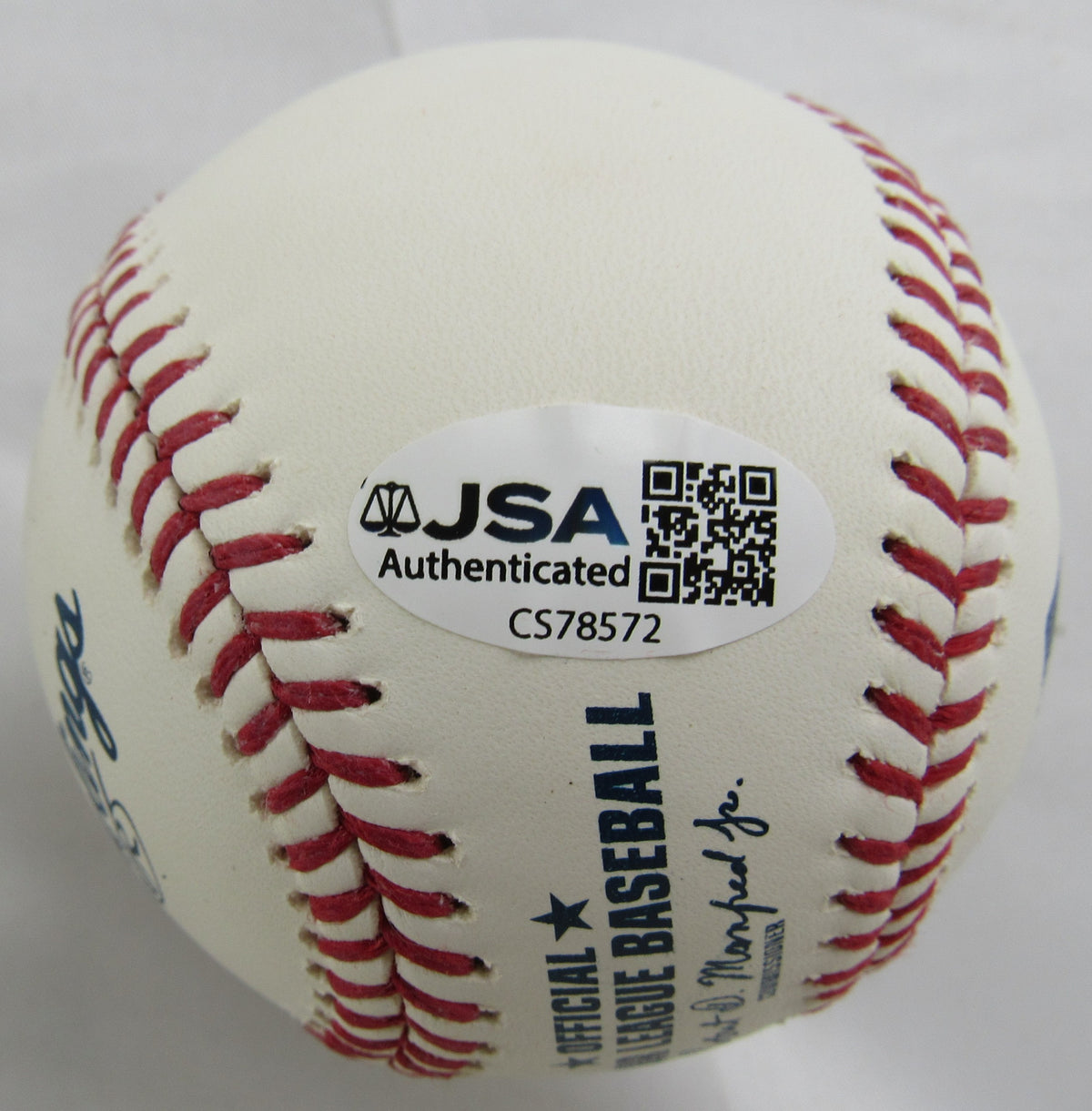 Don Larsen Signed Rawlings Baseball JSA CS78572