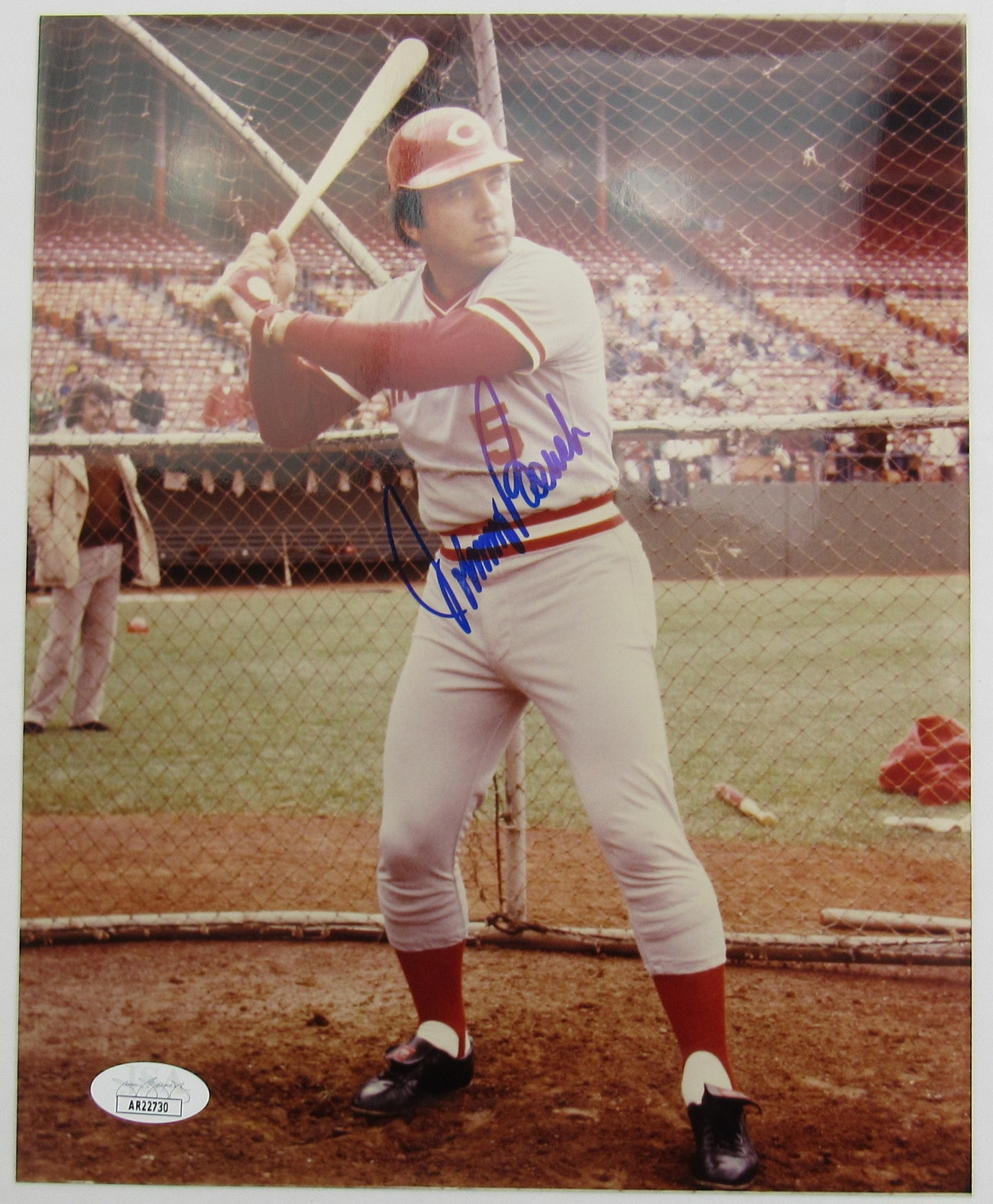 Johnny Bench Signed Auto Autograph 8x10 Photo JSA AR22730