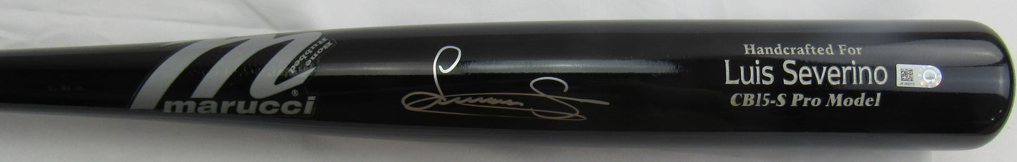 Luis Severino Signed Rawlings Baseball Bat MLB Holo