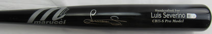 Luis Severino Signed Rawlings Baseball Bat MLB Holo