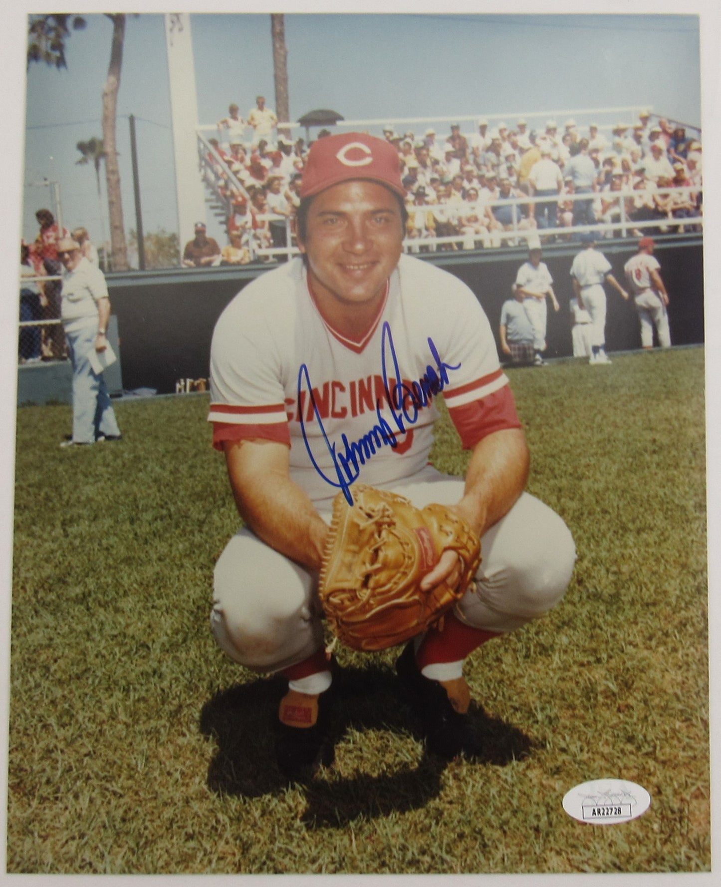 Johnny Bench Signed Auto Autograph 8x10 Photo JSA AR22728