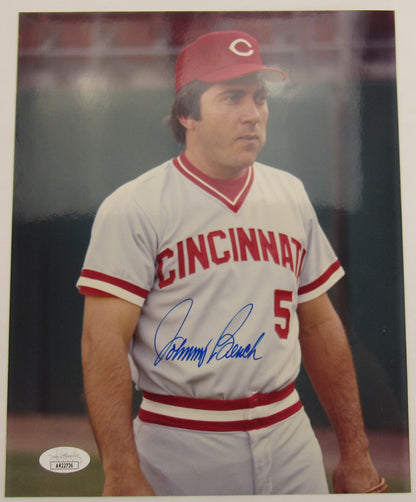 Johnny Bench Signed Auto Autograph 8x10 Photo JSA AR22736