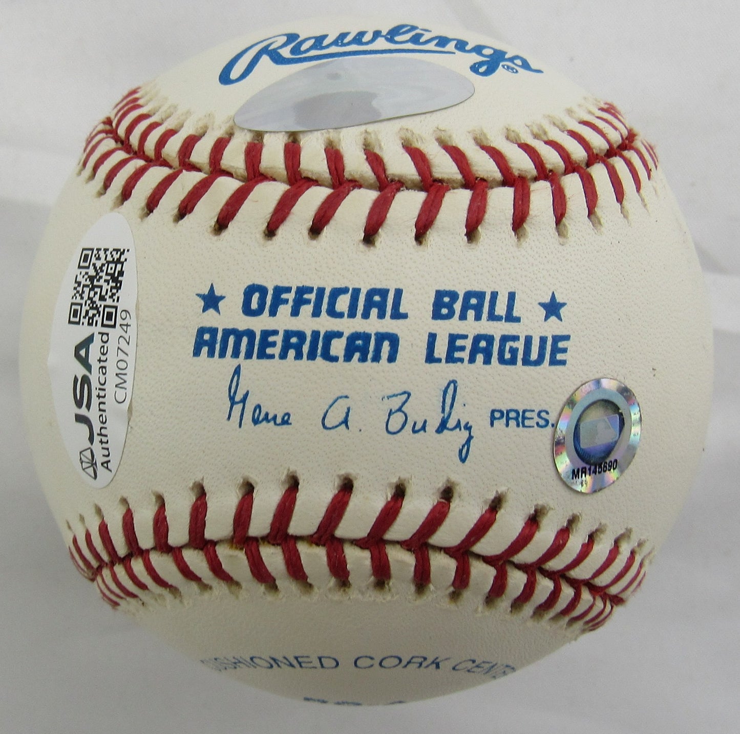 Sparky Lyle Signed Auto Rawlings Baseball JSA CM07249