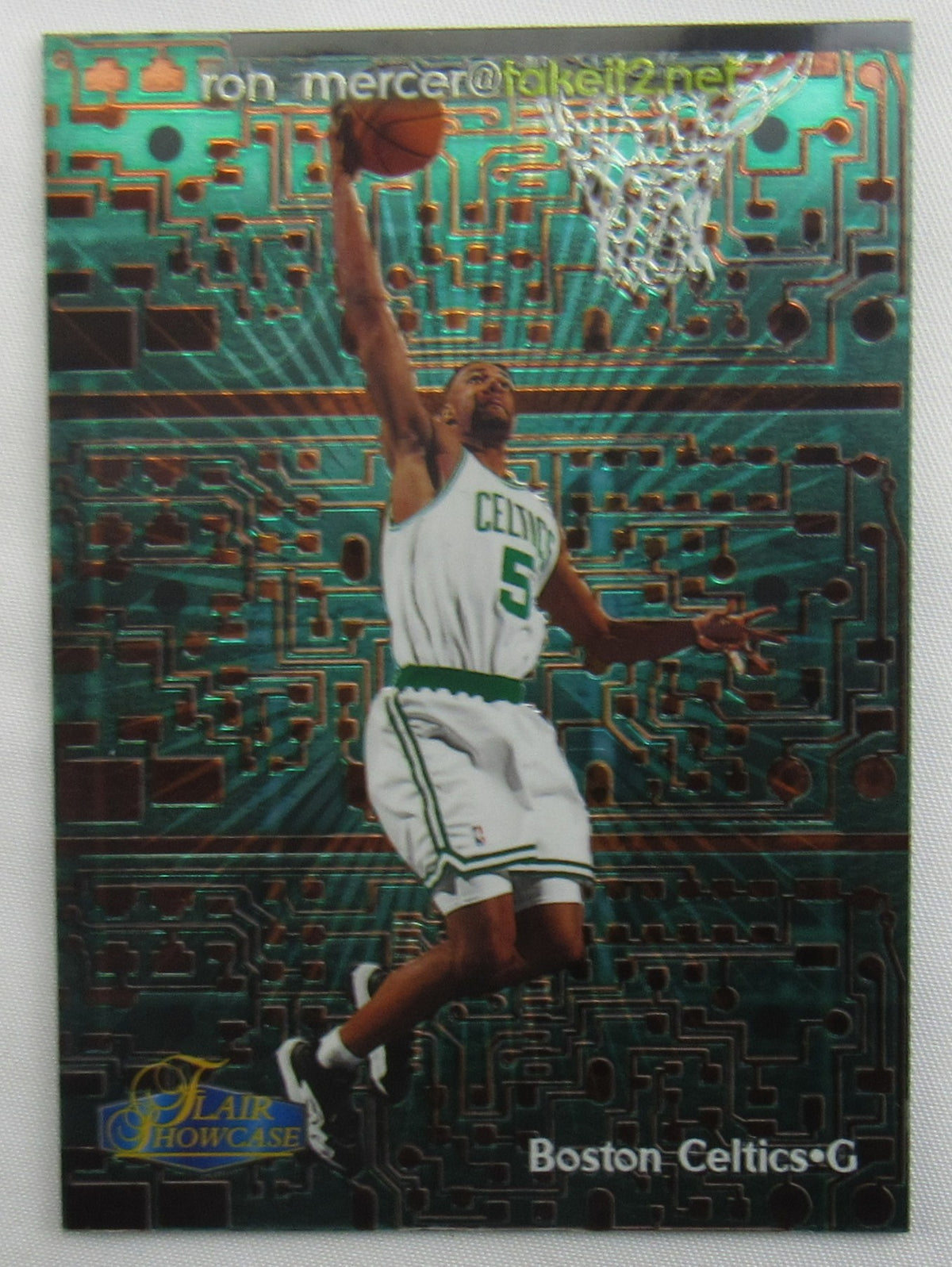 1998 Fleer Ron Mercer Basketball Card 766/1000