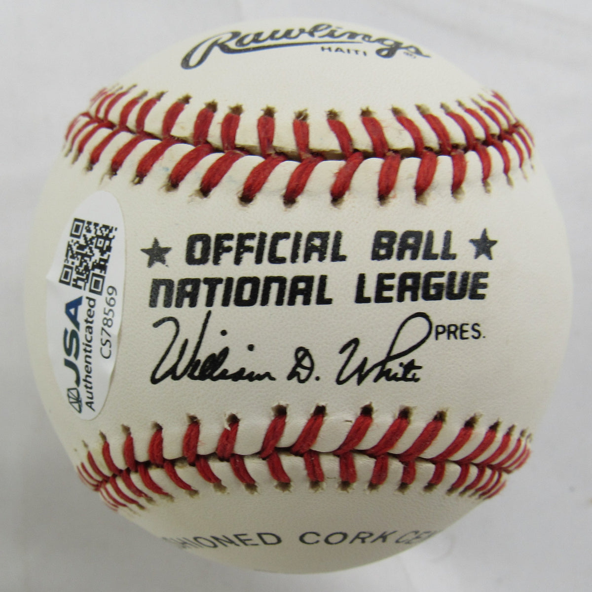 Barry Bonds Signed Rawlings Baseball JSA CS78569
