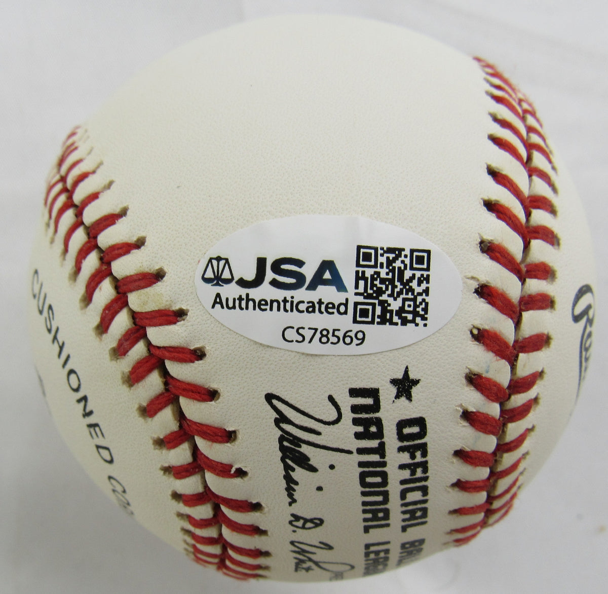 Barry Bonds Signed Rawlings Baseball JSA CS78569