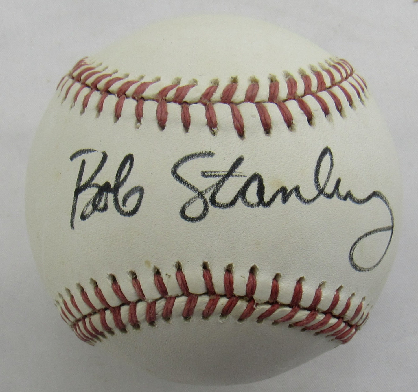 Bob Stanley Signed Auto Baseball B172