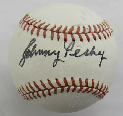 Johnny Pesky Signed Auto Baseball B172