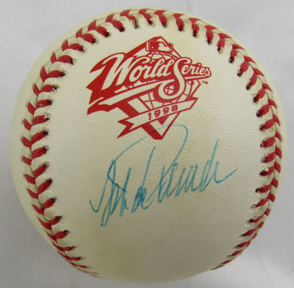 Jorge Posada Signed Rawlings 1998 World Series Baseball JSA CS78557