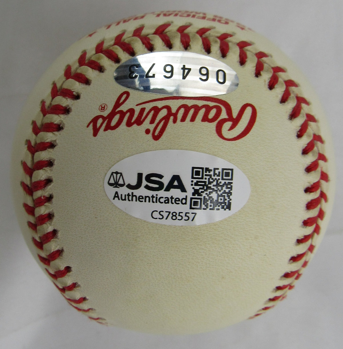 Jorge Posada Signed Rawlings 1998 World Series Baseball JSA CS78557
