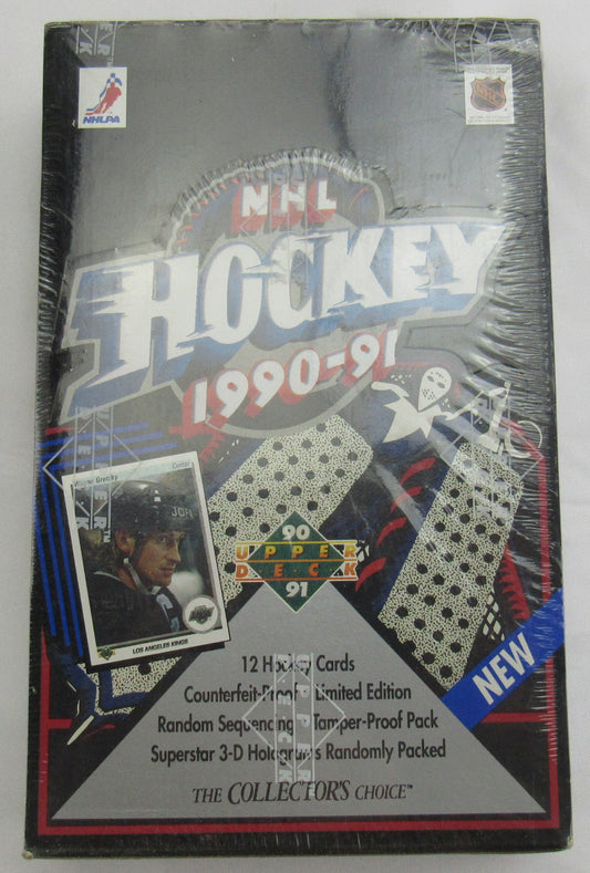 1990-91 Upper Deck Hockey Wax Box - 36ct