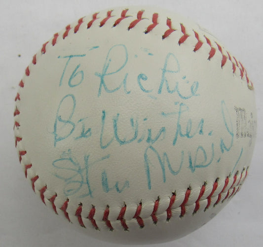 Stan Musial Signed Auto Baseball B172