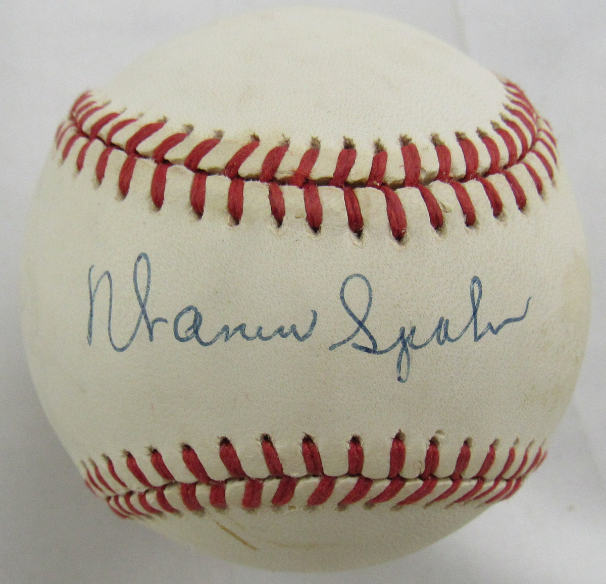 Warren Spahn Signed Rawlings Baseball JSA CS78567