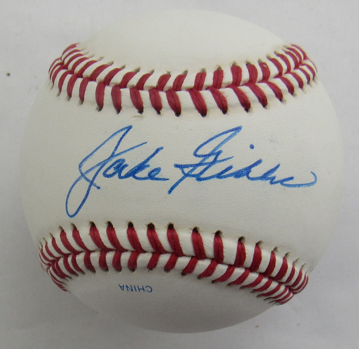 Jake Gibbs Signed Auto Baseball B172