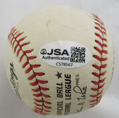 Warren Spahn Signed Rawlings Baseball JSA CS78567