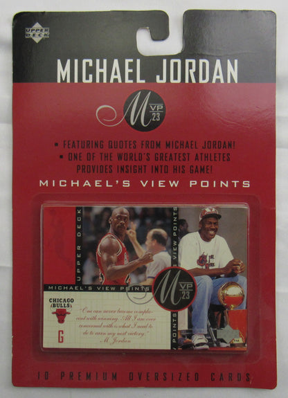 Michael Jordan Upper Deck Michael's View Points VP 23 Oversized Cards - Sealed Set
