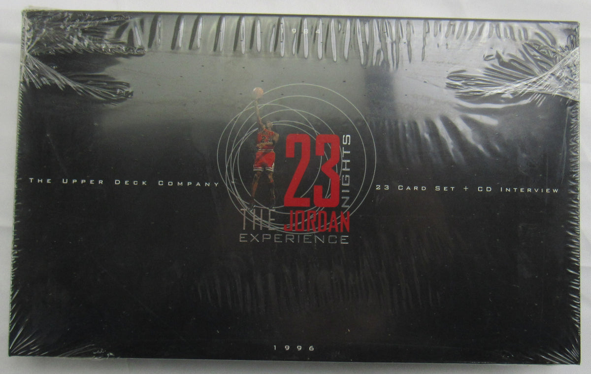 1996 Upper Deck 23 Nights Michael Jordan Experience 23 Oversized Card Set + CD