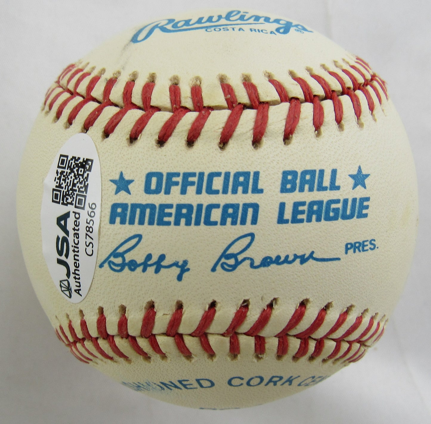 Nolan Ryan Signed Rawlings Baseball JSA CS78566