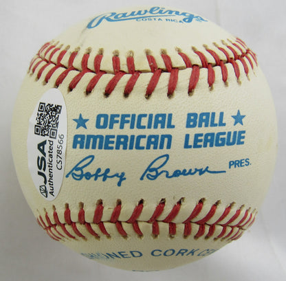 Nolan Ryan Signed Rawlings Baseball JSA CS78566