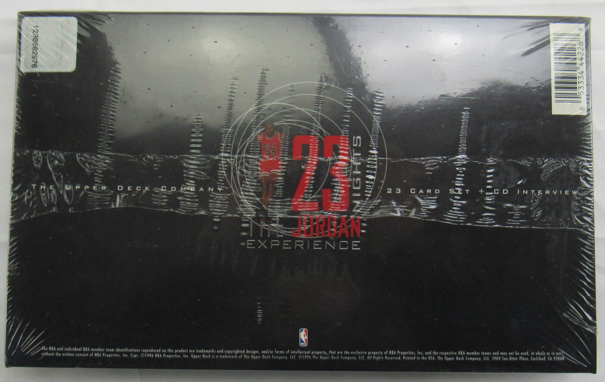 1996 Upper Deck 23 Nights Michael Jordan Experience 23 Oversized Card Set + CD
