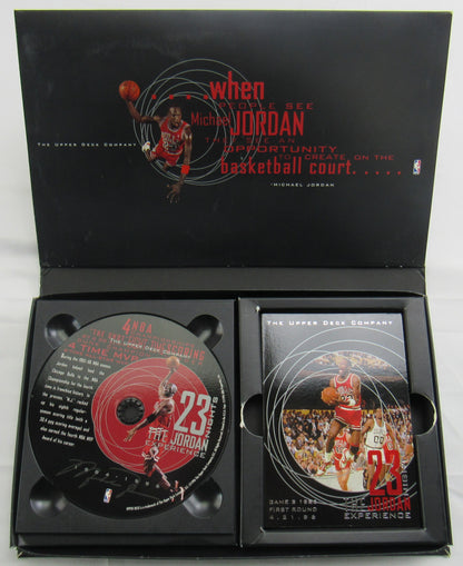 1996 Upper Deck 23 Nights Michael Jordan Experience 23 Oversized Card Set + CD