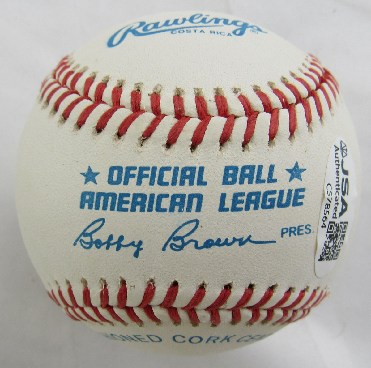 Bob Lemon Signed Rawlings Baseball JSA CS78564