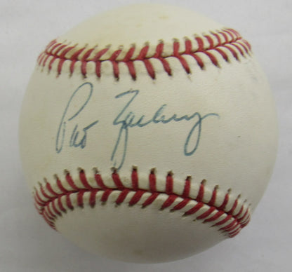 Pat Zachry Signed Auto Baseball B172