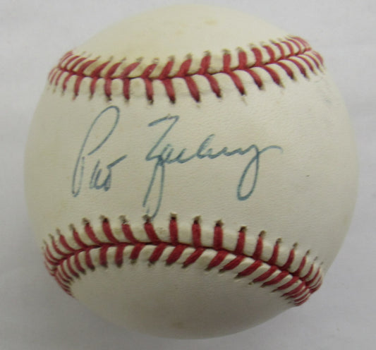 Pat Zachry Signed Auto Baseball B172