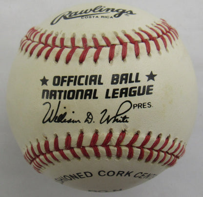 Pat Zachry Signed Auto Baseball B172