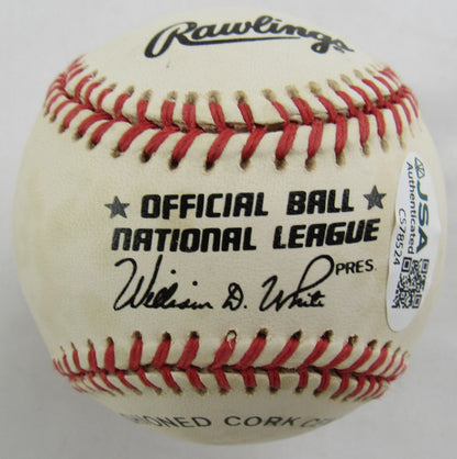 Hoyt Wilhelm Signed Rawlings Baseball JSA CS78524